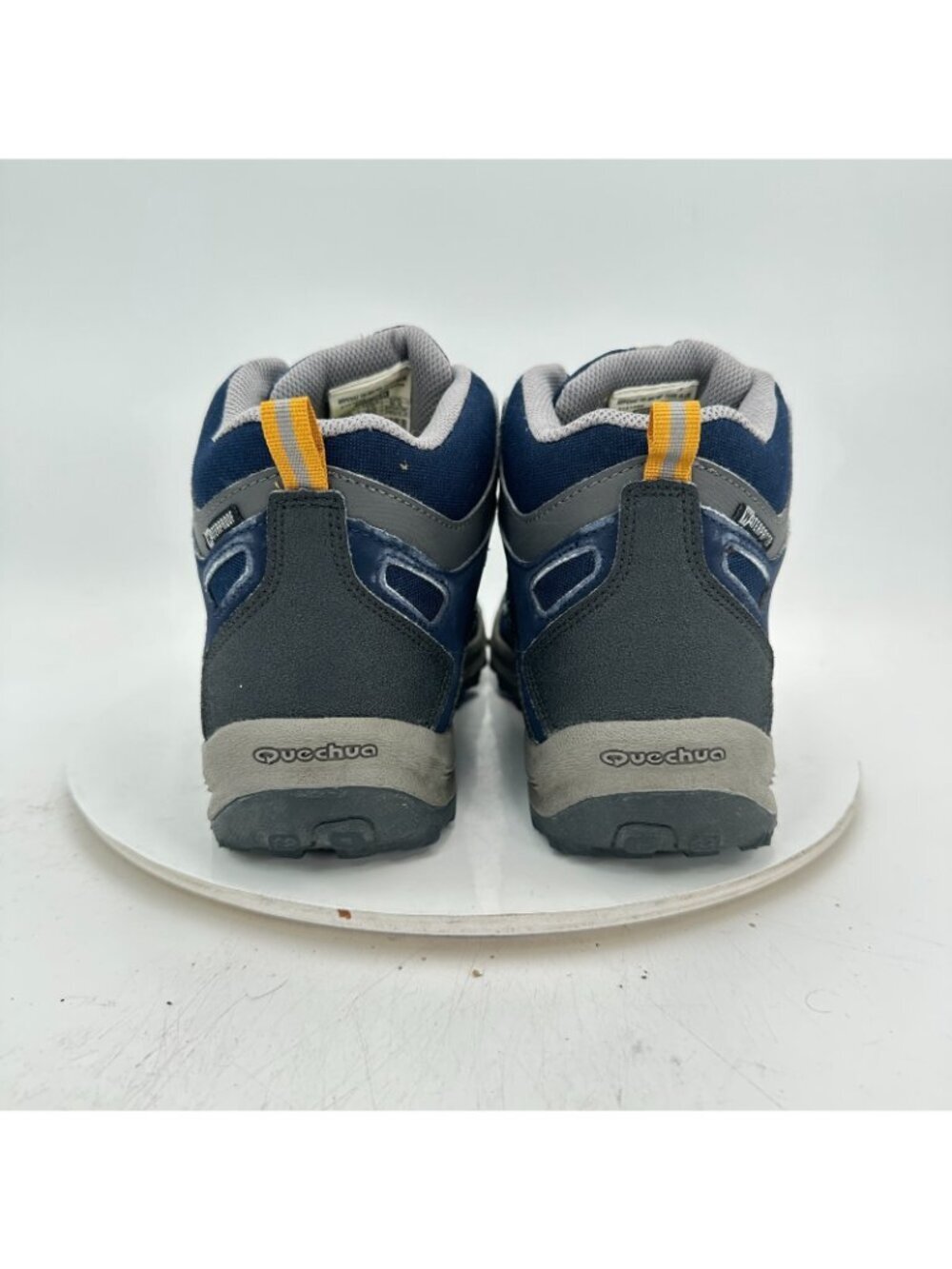Quechua Arpenaz 100 MID WP Men Size 10 Dark Blue Waterproof Hiking Shoes - Picture 5 of 12